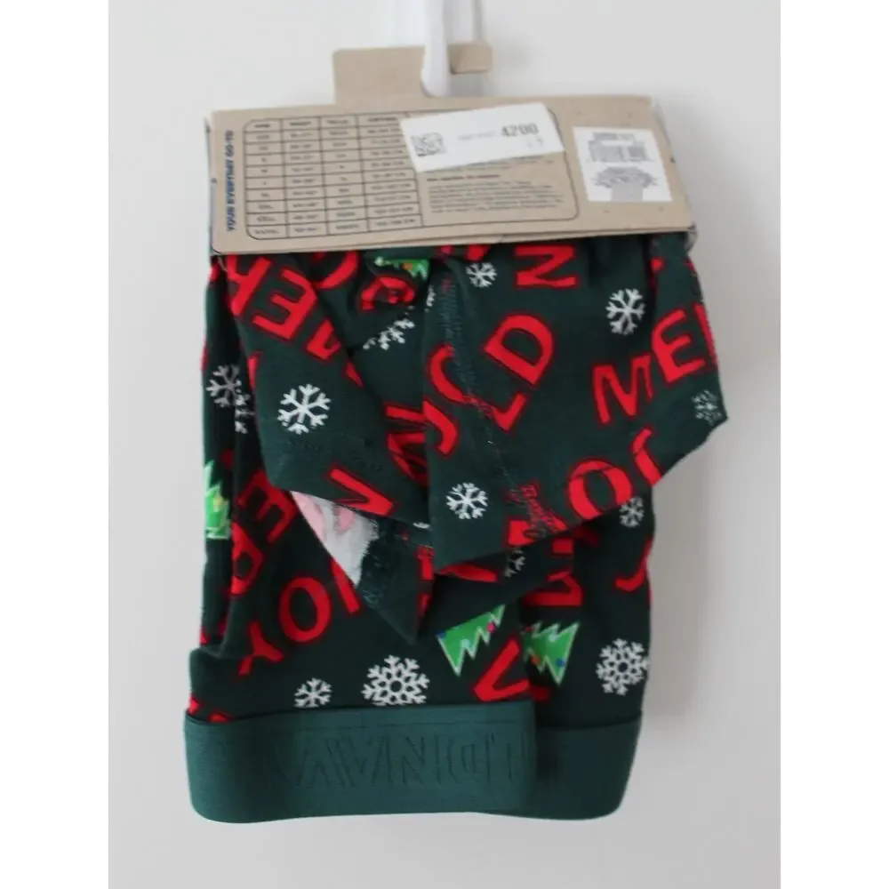 Old Navy Mens Soft-Washed Boxer Briefs Merry Christmas Size S NWT